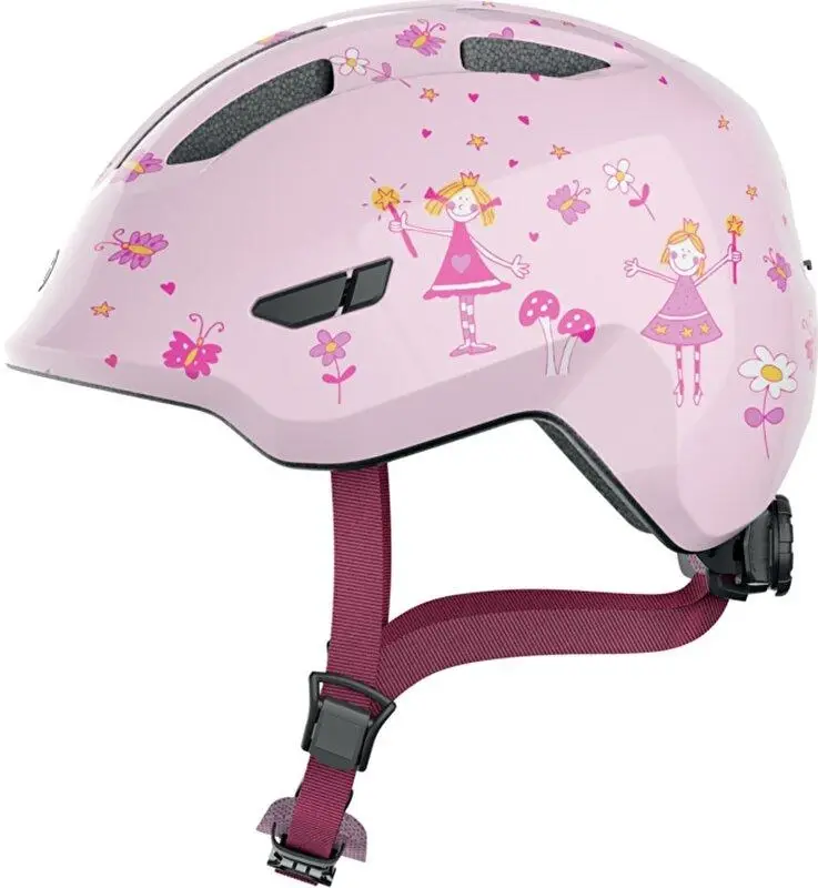 Abus Smiley 3.0 Rose Princess M dětská cyklistická přilba
