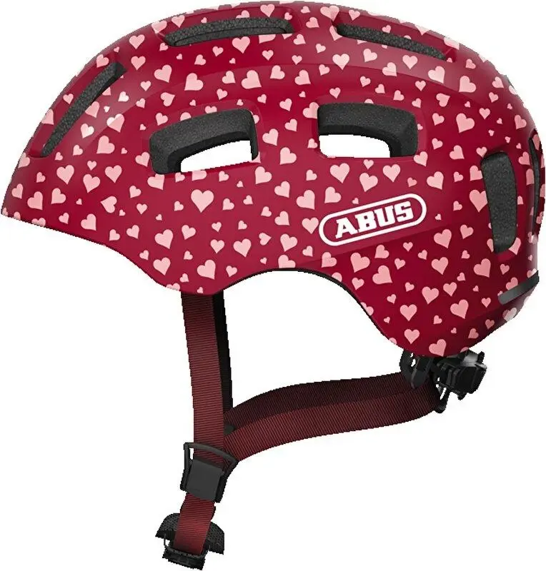Abus Youn-I 2.0 Cherry Heart S dětská cyklistická přilba