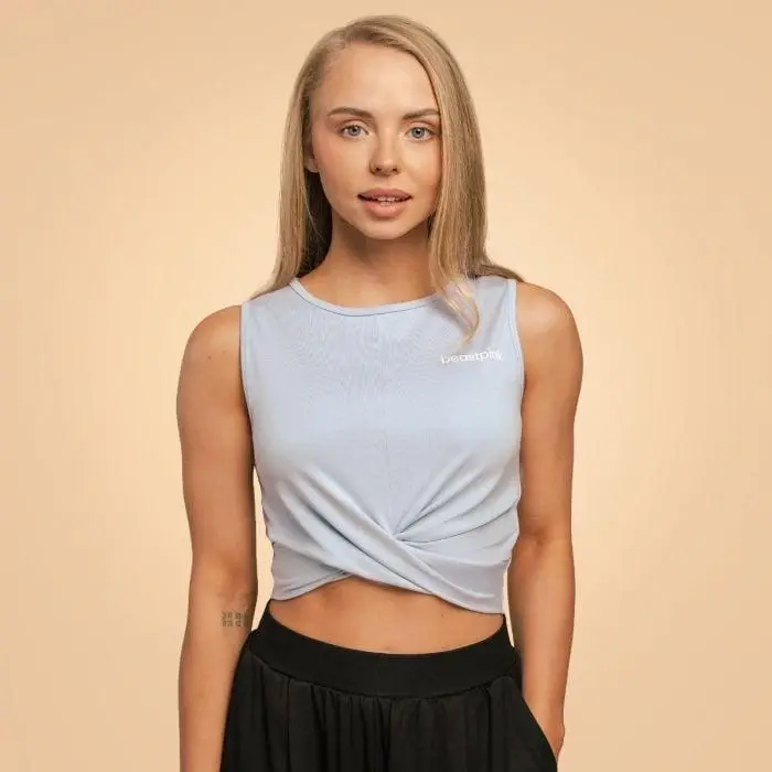 BeastPink Women‘s Breeze Cropped Top Dove