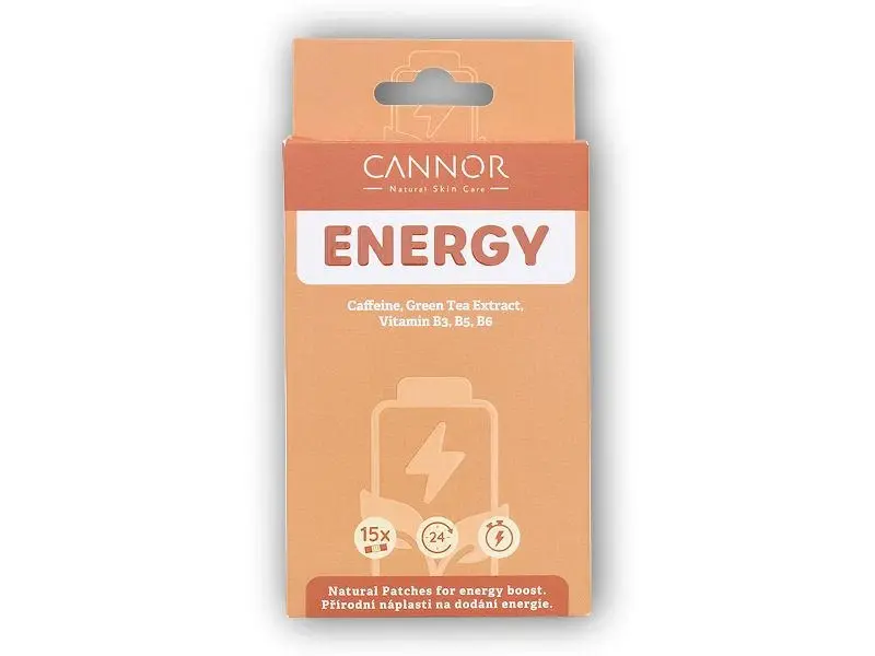 Cannor Přírodní náplasti Energy 15 ks