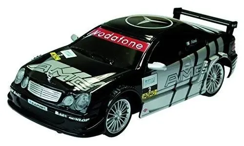 Cartronic Mercedes CLK GTR černo-stříbrné auto na autodráhu