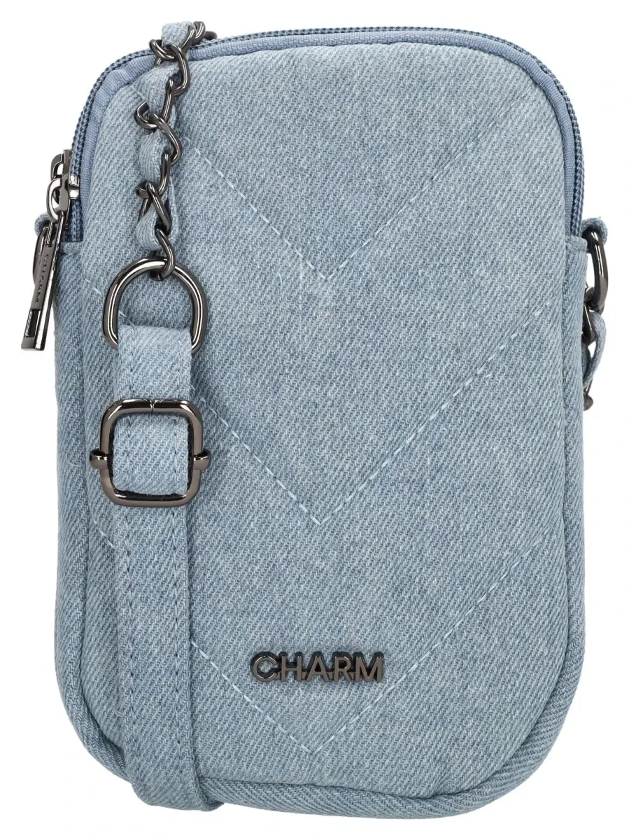 Charm London Hollywood W00600 světle modrá crossbody kabelka