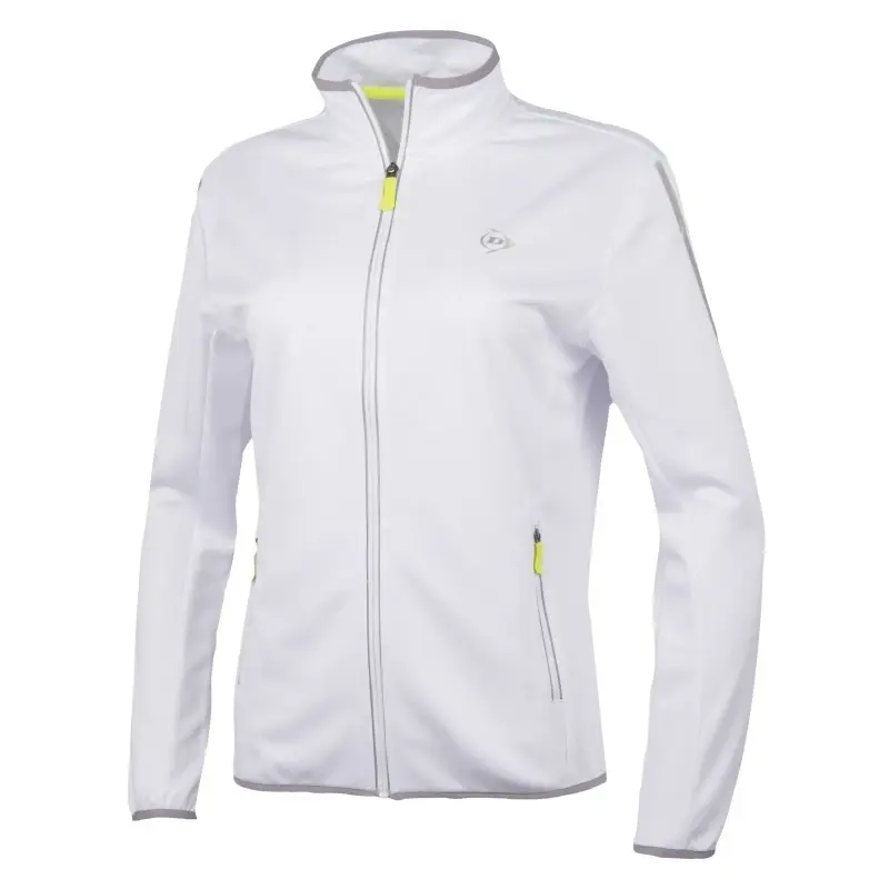 Dunlop CLUB bílá dívčí sportovní bunda