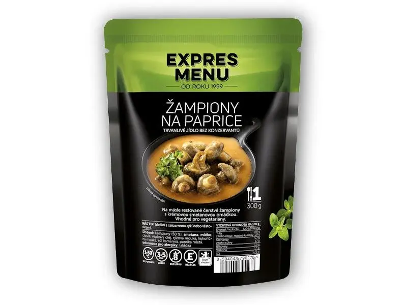 Expres Menu Žampiony na paprice 300 g