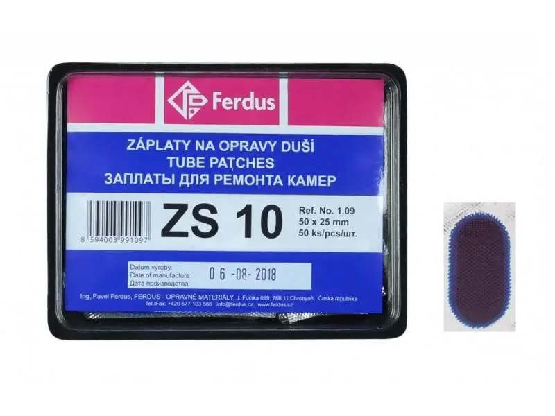 Ferdus Záplaty 50x25 mm ZS 10