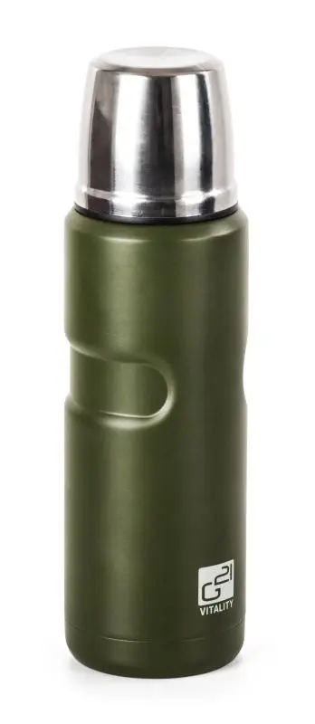 G21 Termoska na pití, 500 ml, khaki zelená
