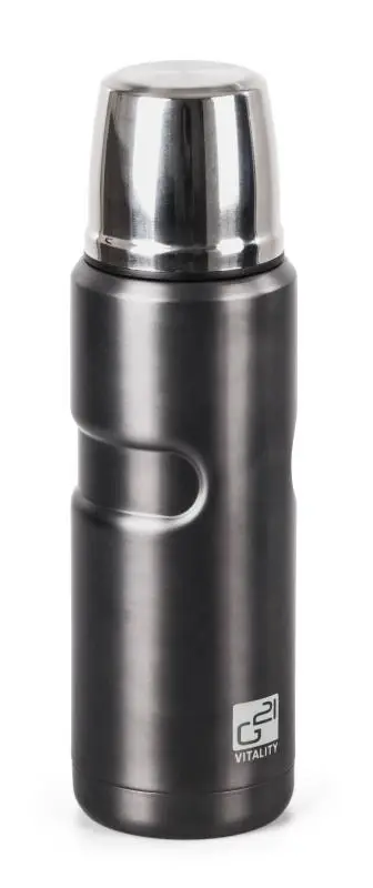 G21 Termoska na pití, 500 ml, ocelově šedá