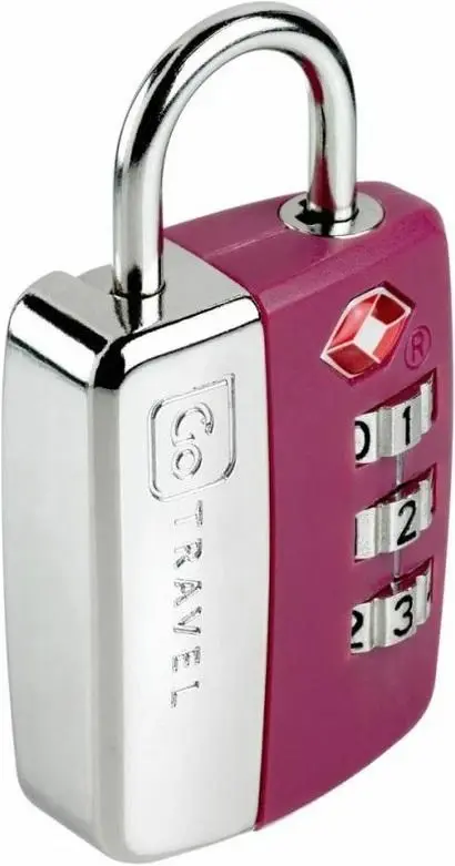 Go Travel zámek Secure Lock TSA violet