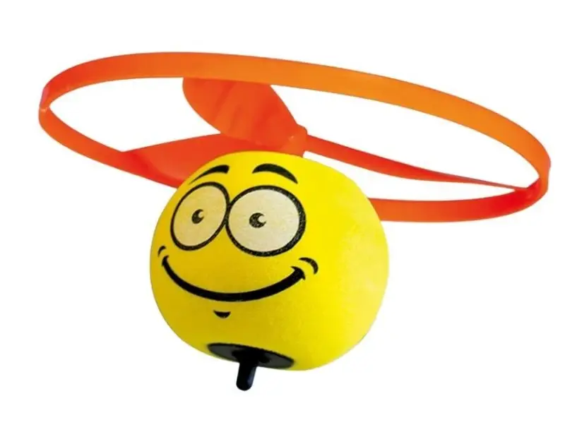 Günther Spin Ball žluto-oranžová vystřelovací vrtulka