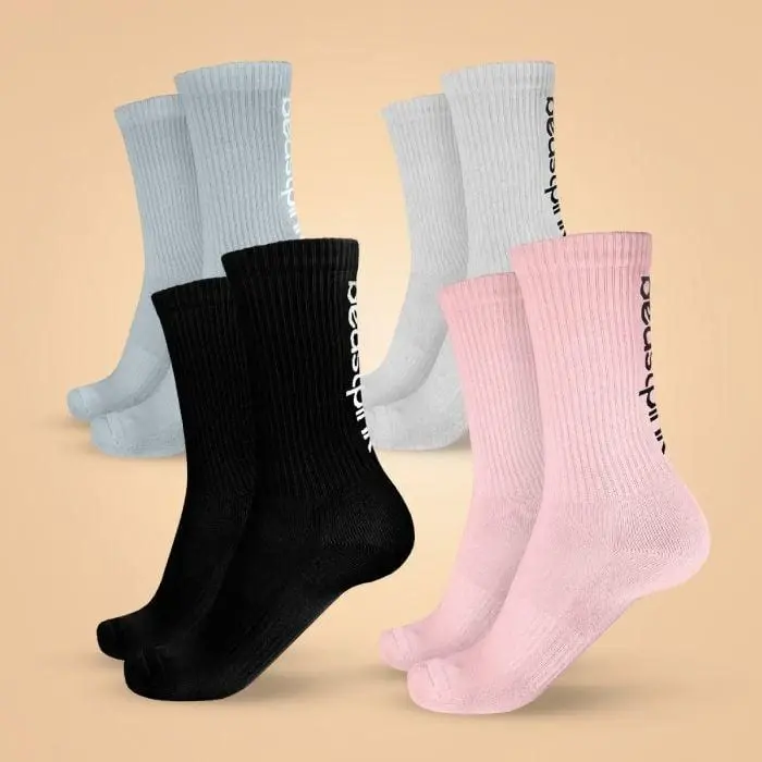 GymBeam BeastPink Ponožky 3/4 4Pack