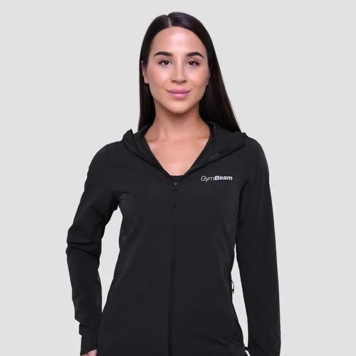 GymBeam Dámská běžecká bunda Pulse Black