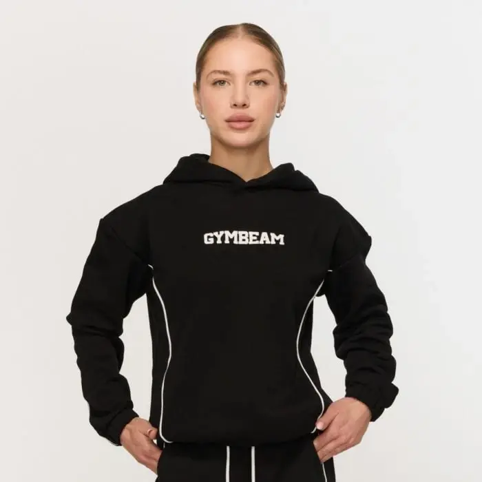 GymBeam Dámská mikina Varsity Black
