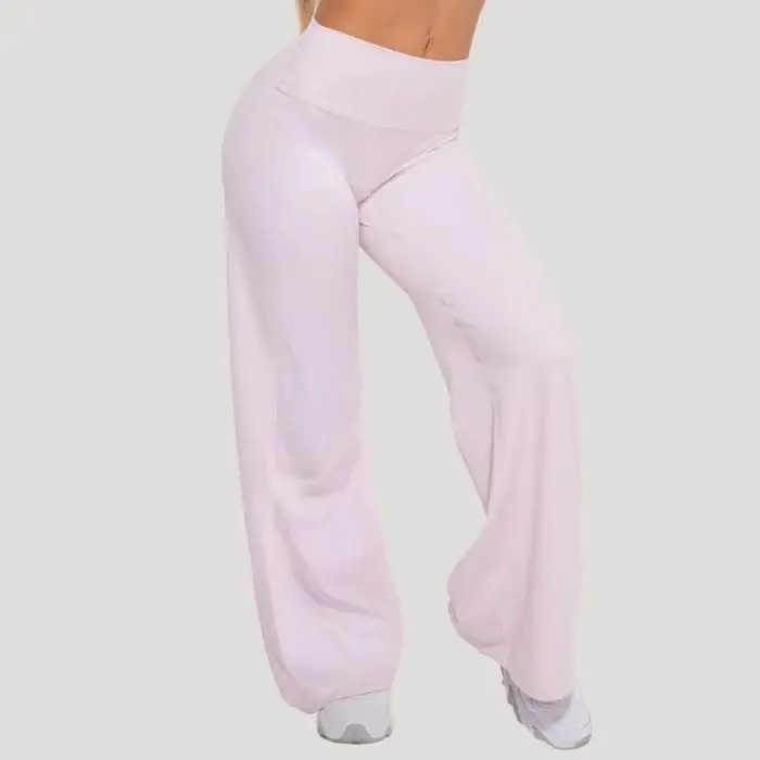 GymBeam Straight Flow Blush dámské kalhoty