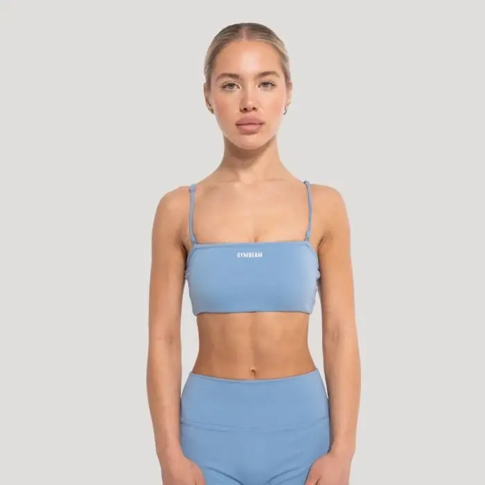 GymBeam Dámský sportovní top Flow Azure
