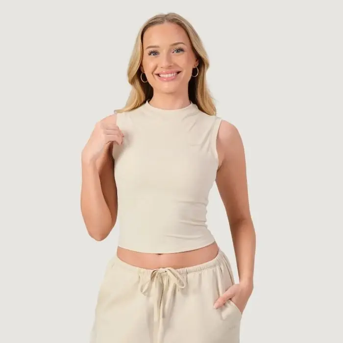 GymBeam Dámský Top Turtleneck NEO Almond