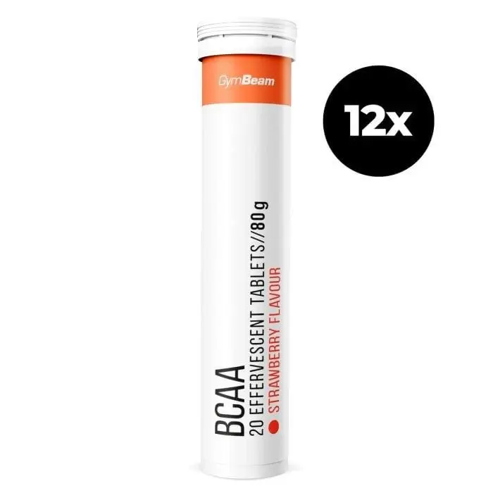 Šumivé BCAA - GymBeam 12x20tab