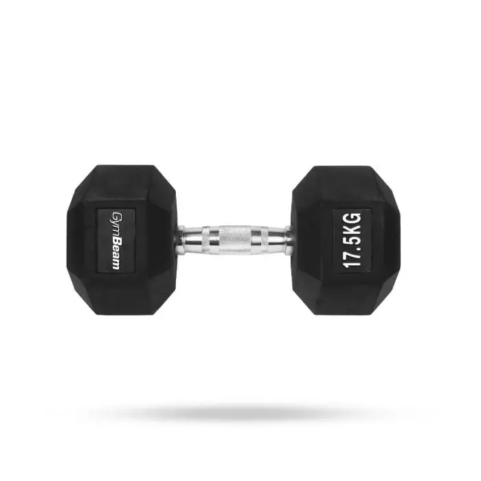 GymBeam Hexagonální jednoručka 17.5 kg