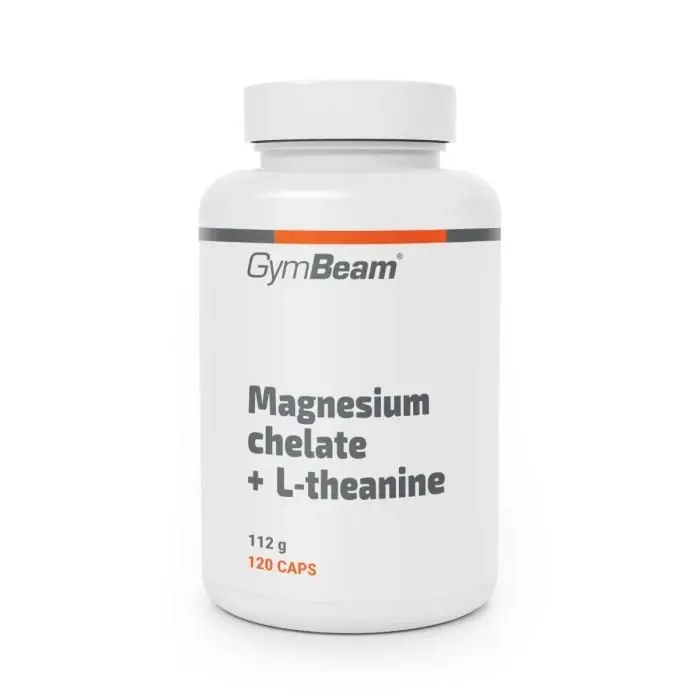 GymBeam Magnézium chelát + L-theanin 120 kaps.