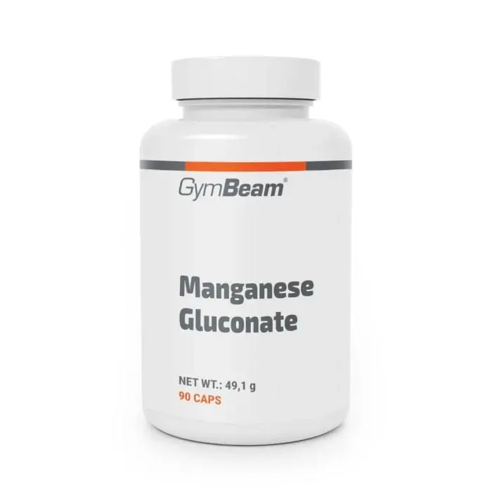 GymBeam Mangan glukonát 90 kaps.