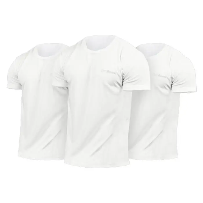 GymBeam Men‘s TRN T-Shirt 3Pack White