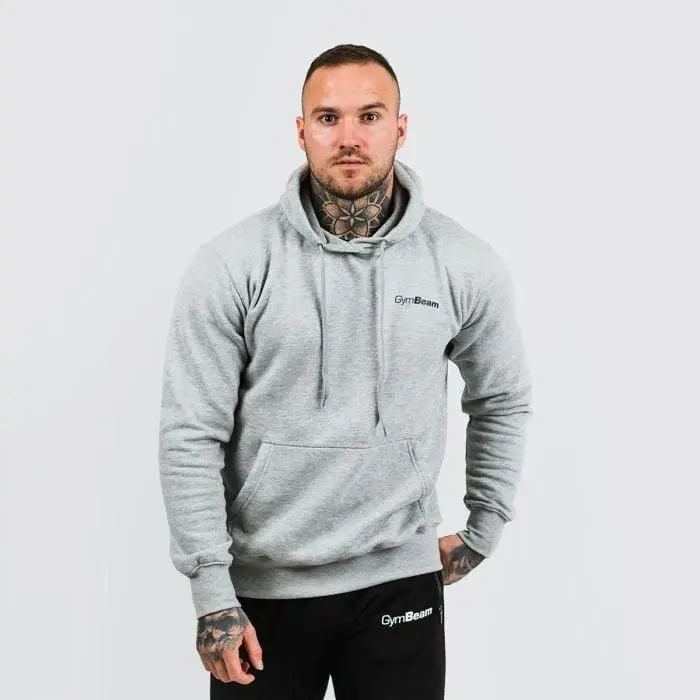 GymBeam Mikina Athlete Grey Black