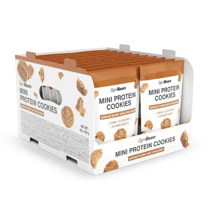 Mini Protein Cookies - GymBeam 20x100 g