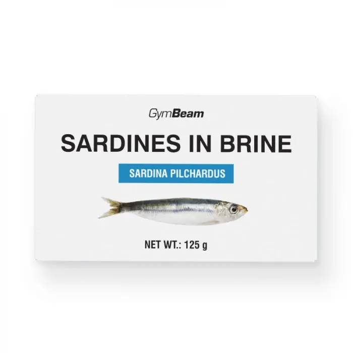 Sardinky ve vlastní šťávě - GymBeam 125 g