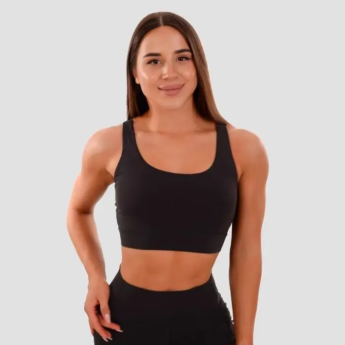 GymBeam Sportovní podprsenka Cut-Out black