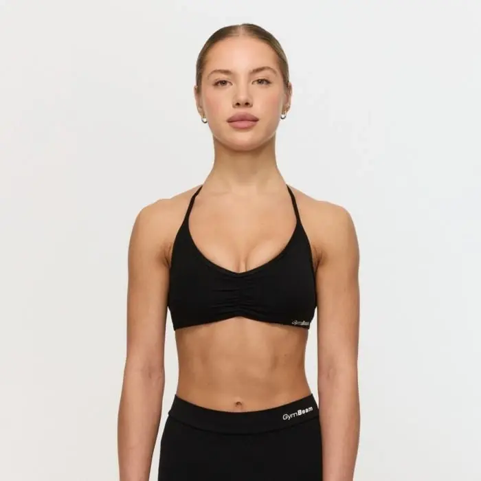 GymBeam Sportovní podprsenka Fierce Black