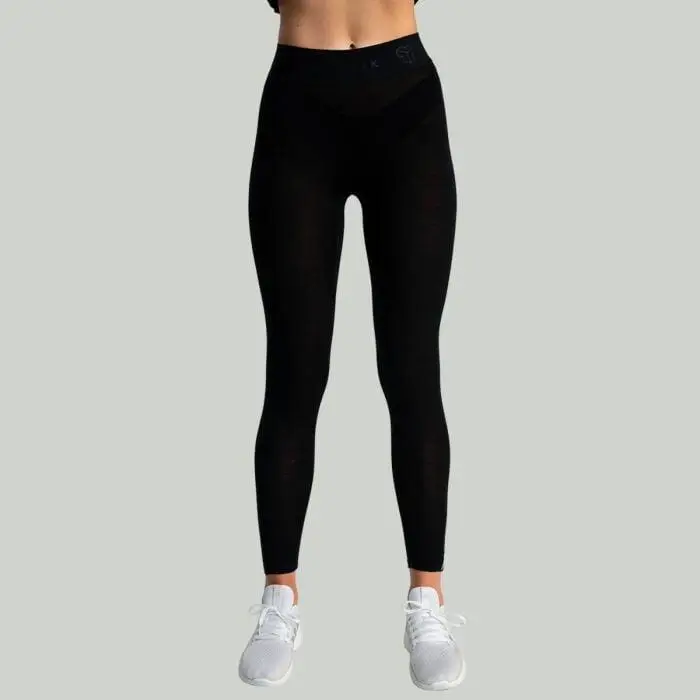 STRIX Dámské legíny MERINO I Black