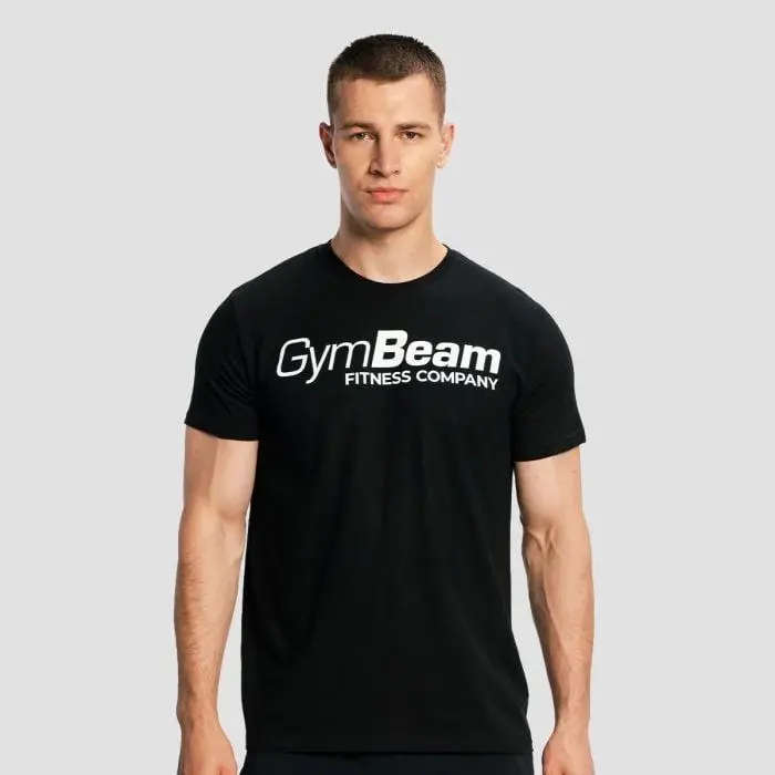 GymBeam Tričko Fitness Black