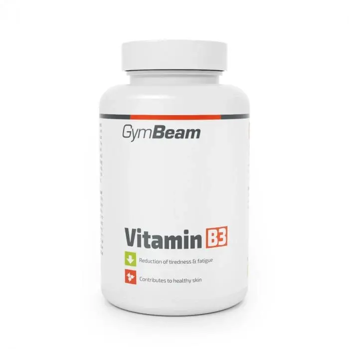 GymBeam Vitamín B3 (niacin) 90 kaps.