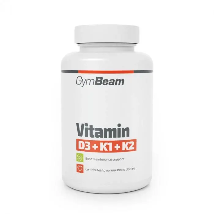 GymBeam Vitamín D3+K1+K2 60 kaps.