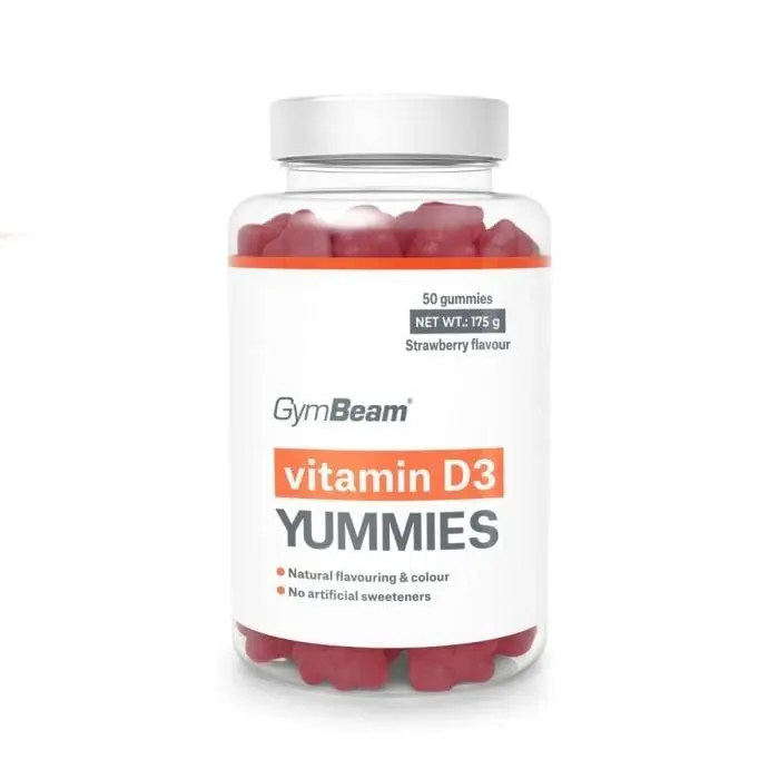 GymBeam Vitamín D3 Yummies 50 kaps.