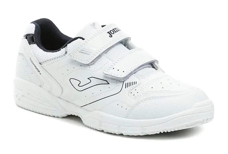 Joma W SCHOOL JR 2422B bílé sportovní boty