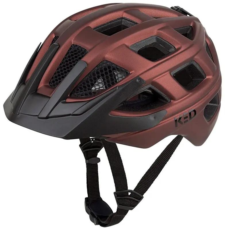 KED Kailu Maroon Red Matt dětská cyklistická přilba