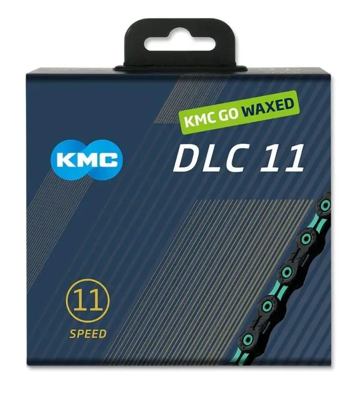 Kmc DLC 11 Celeste Waxed BOX řetěz