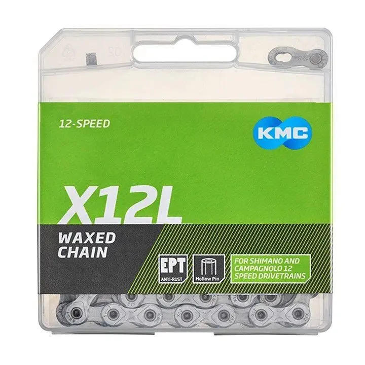Kmc X12-L Stříbrný Waxed BOX řetěz