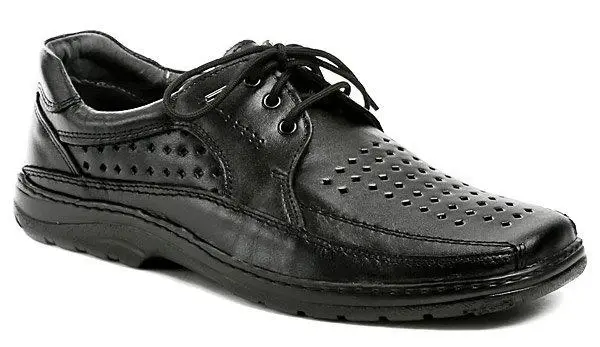 Koma 519 černé pánské polobotky