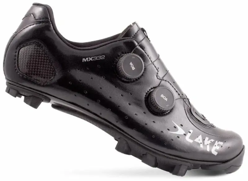 Lake MX332 Lite černo/stříbrné pánské cyklistické tretry