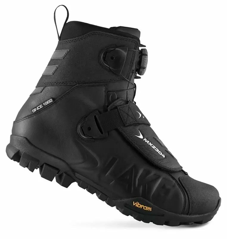 Lake MXZ304 černé pánské zimní cyklistické tretry