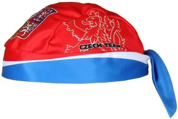 Merco Czech Team červený pirátský šátek