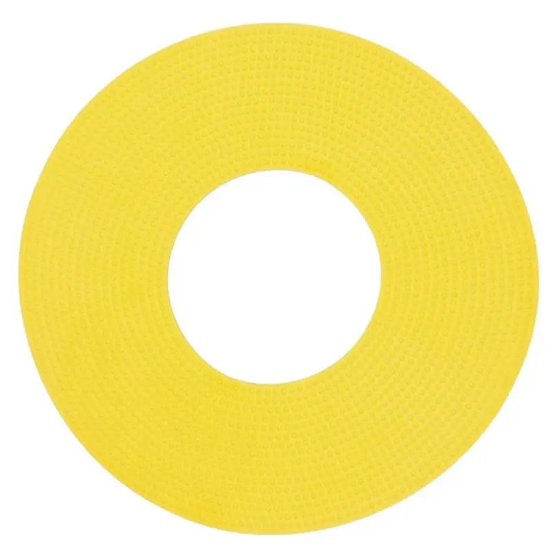 Flat Ring značka na podlahu žlutá, 1 ks