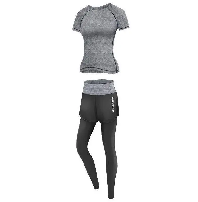 Merco Runner Long 2W fitness set šedá