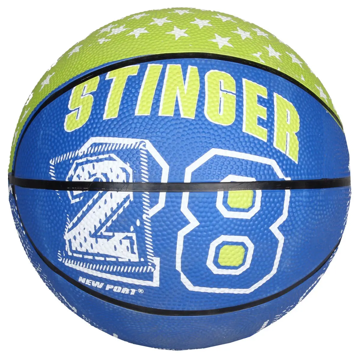 Print Mini basketbalový míč zelená, č. 3