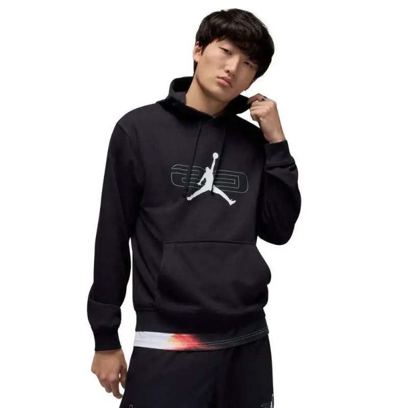 Nike JORDAN SPRT CSVR GFX FLC PO 010 BLACK pánská mikina