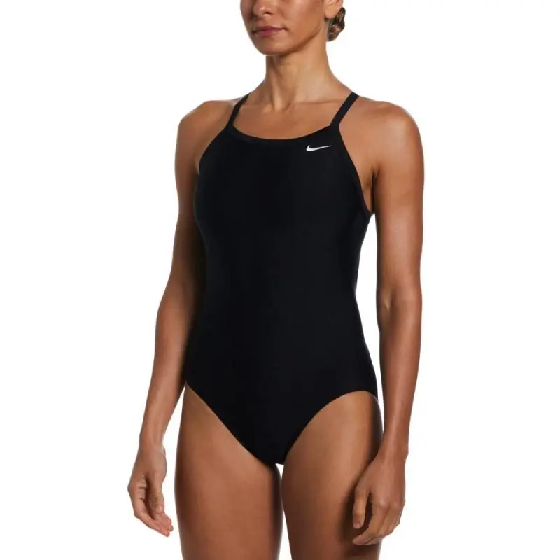 Nike Swim SOLID BLACK-BLACK dámské plavky