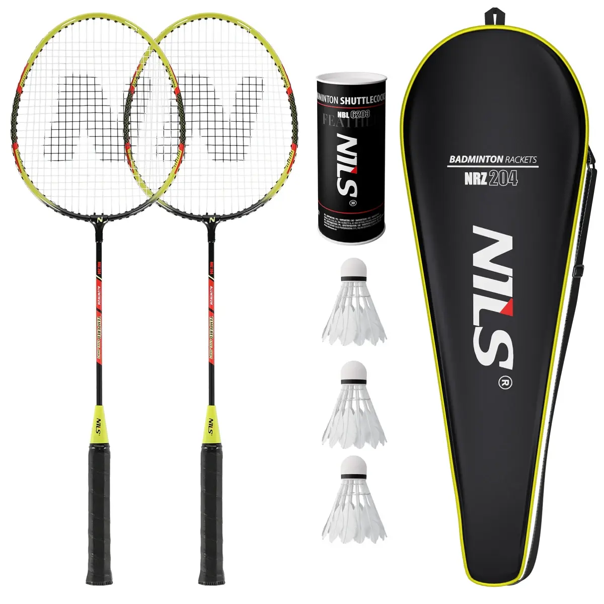 NILS Sada 2 badmintonových raket NRZ204-1