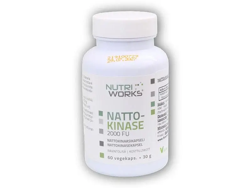 Nutri Works Nattokinase 2000 FU 60 kapslí