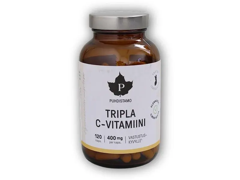 Puhdistamo Tripla C-Vitamini 120 kapslí